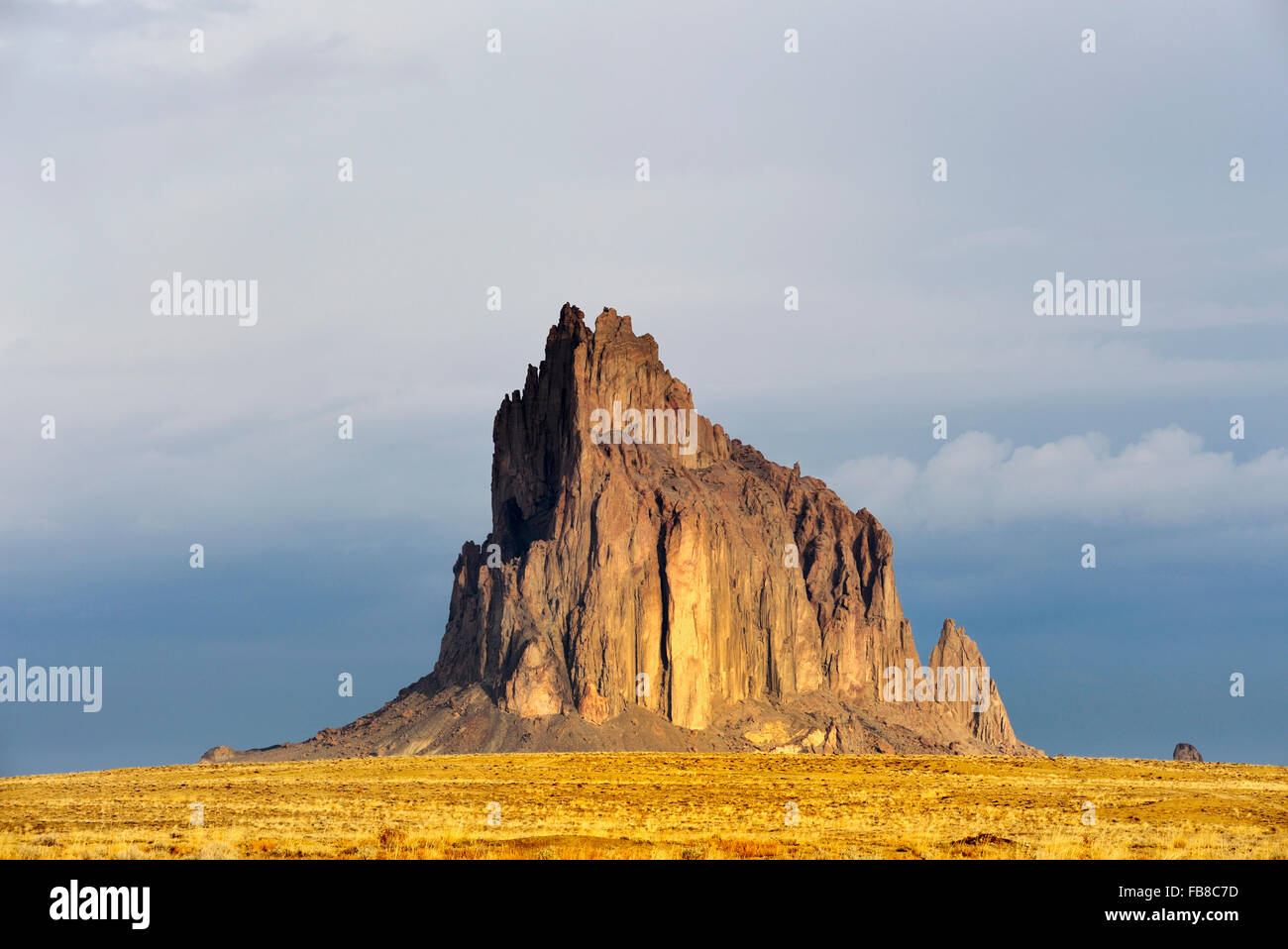 Shiprock, Navajo Nation, New Mexico Stock Photo