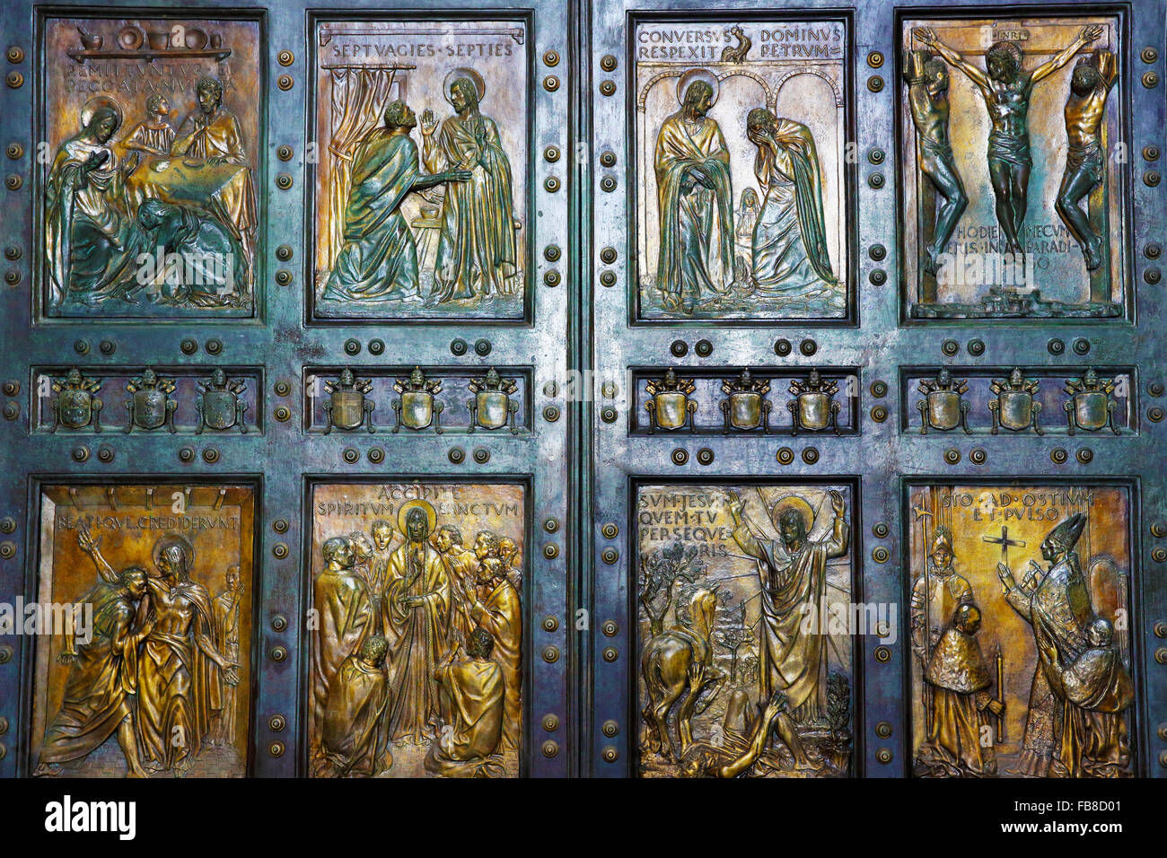 The Holy Door Entrance To Saint Peter S Cathedral In The Vatican