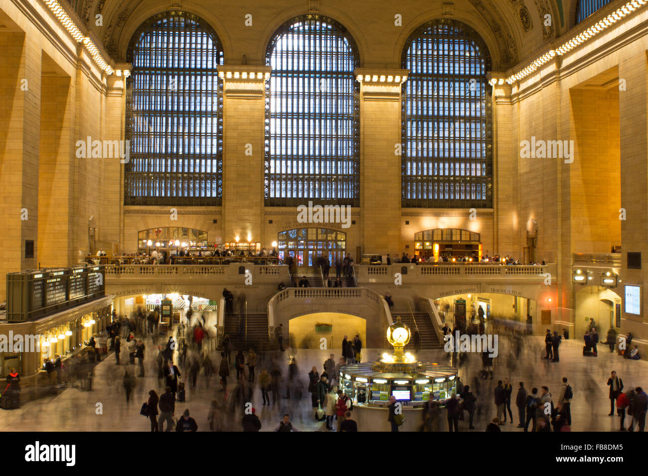 New York Grand Central in the roush hour Stock Photo
