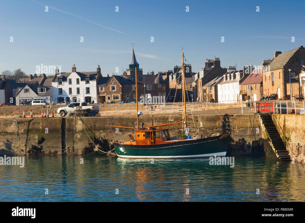 Stonehaven harbour - Aberdeenshire, Scotland Stock Photo - Alamy