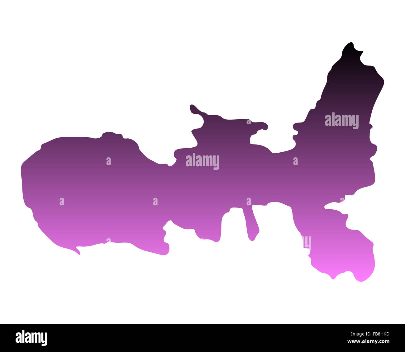 Map of Elba Stock Photo - Alamy