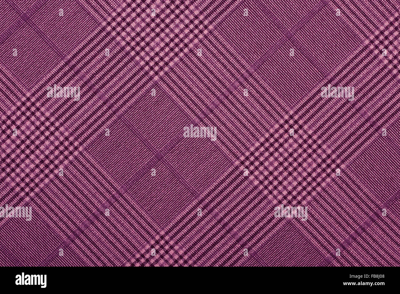 Purple material in geometric patterns, a background or texture Stock Photo