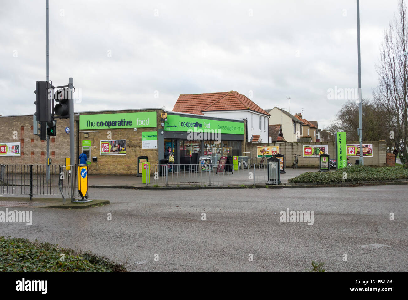 Coop corner shop Milton Road Green End Cambridge Cambridgeshire