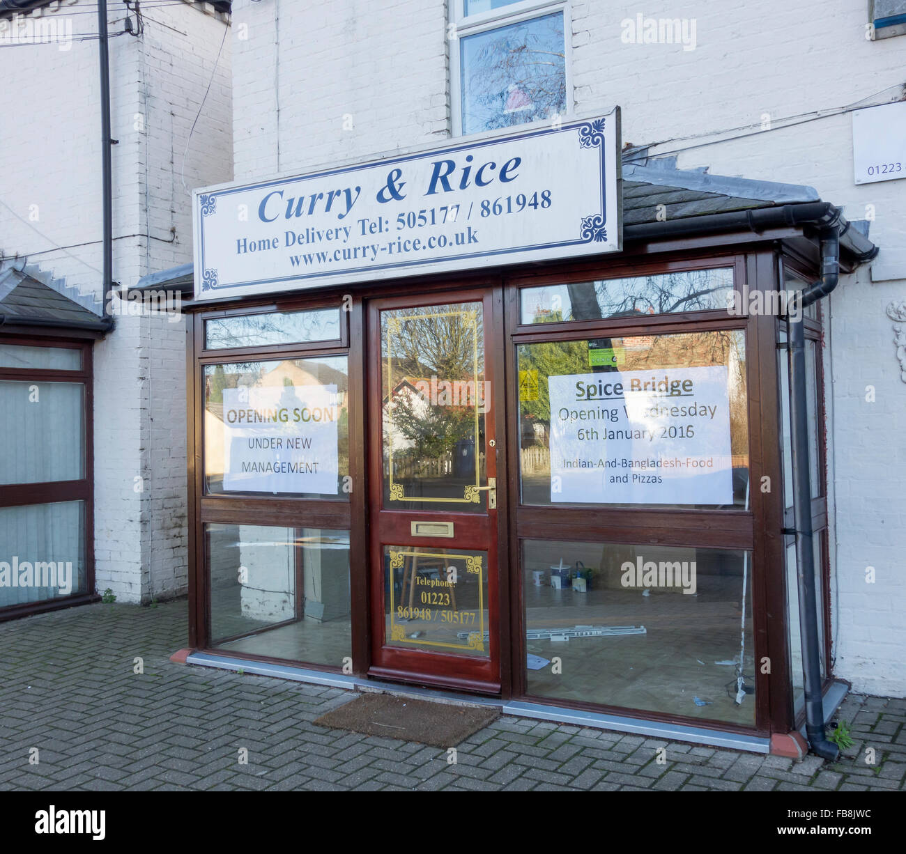 Curry and Rice closed opening under new management as Spice Bridge High