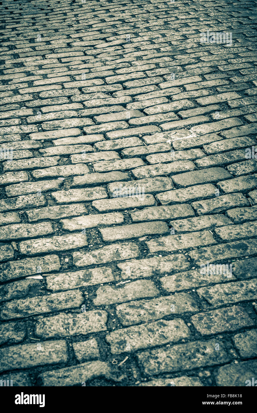 Old Cobblestone street Stock Photo - Alamy