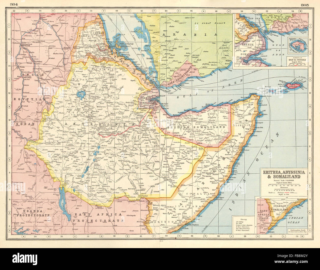 east-africa-eritrea-abyssinia-british-italian-french-somaliland-aden-FB8M2Y.jpg