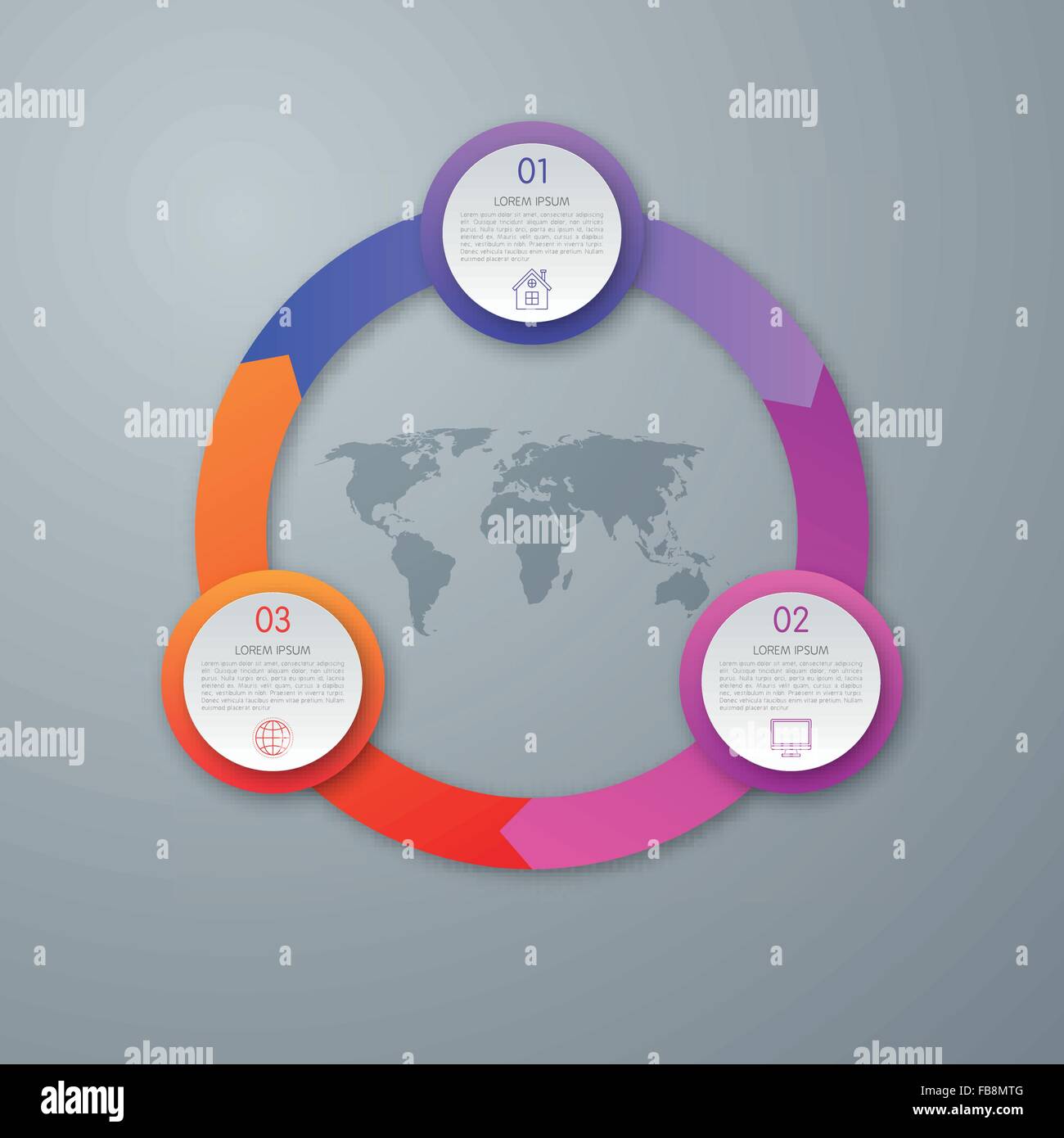 Vector Circle Infographic Stock Vector Image Art Alamy