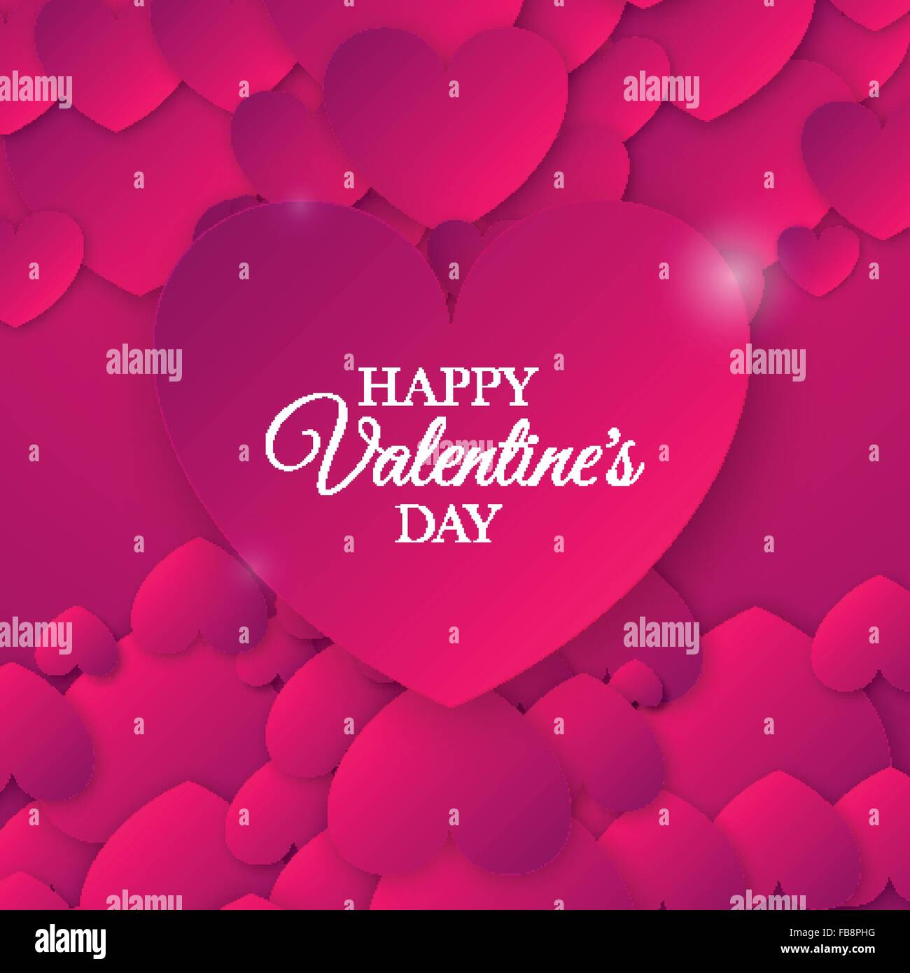 Heart for Valentines Day Background Stock Vector Image & Art - Alamy