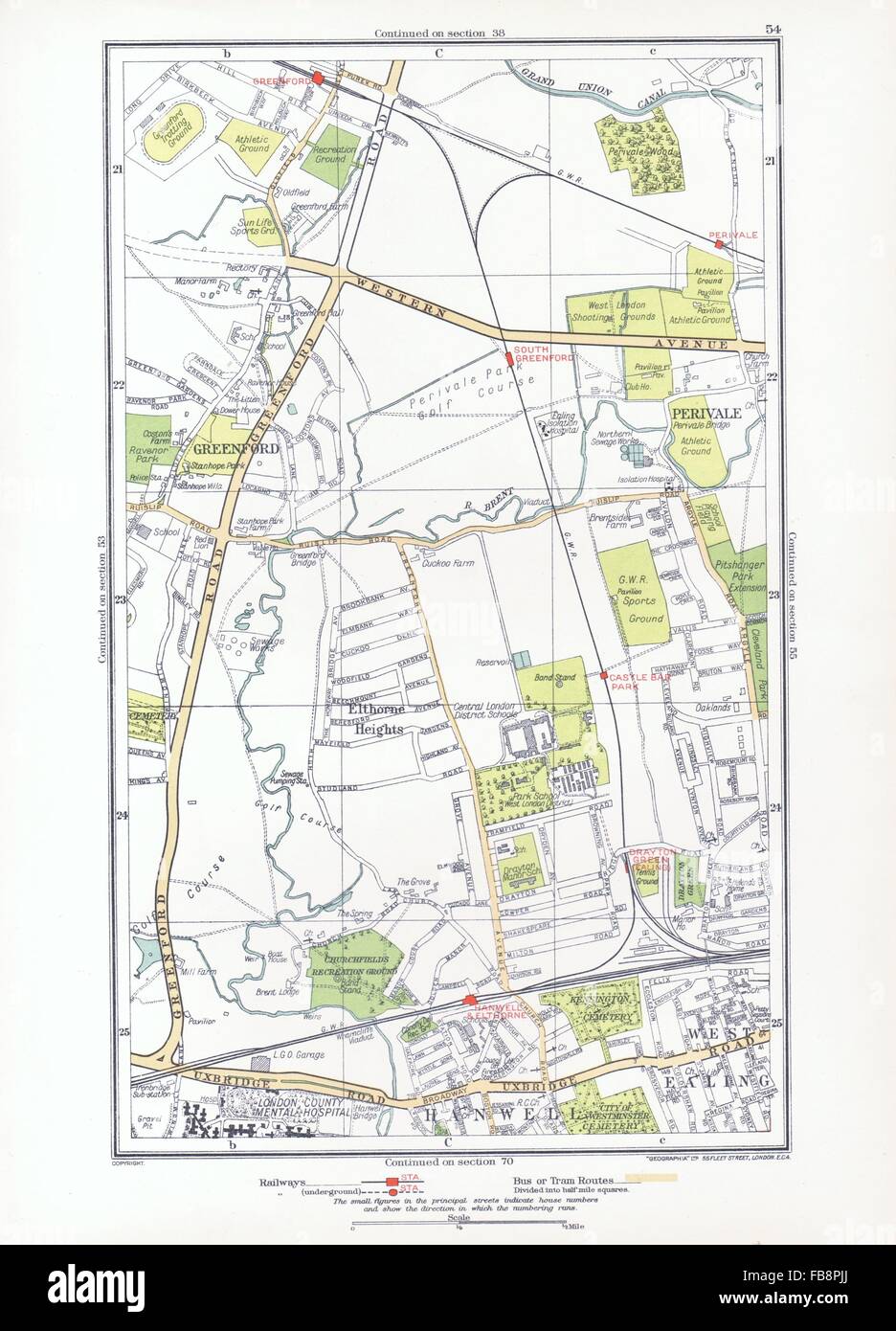 Perivale london map hires stock photography and images Alamy