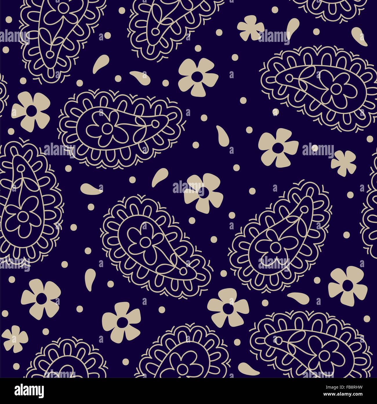 Paisley seamless pattern Stock Vector Image & Art - Alamy