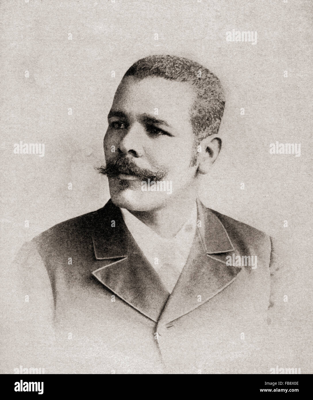 Lt. General José Antonio de la Caridad Maceo y Grajales, 1845 – 1896.  Second-in-command of the Cuban Army of Independence, 1895–1898. Stock Photo
