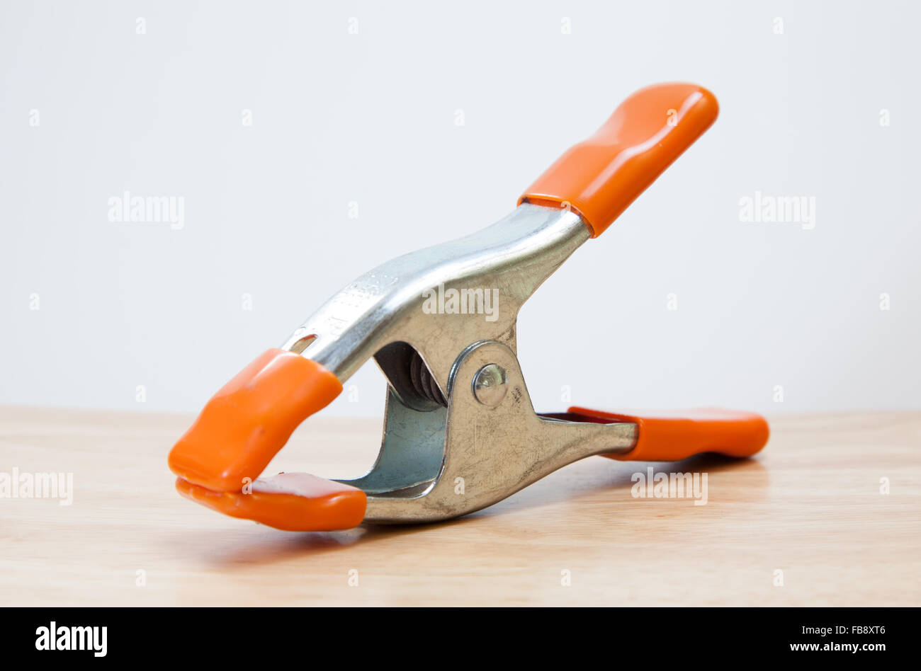 Hardware Spring Clamp For Woodworking Or Workshop Orange Trim On