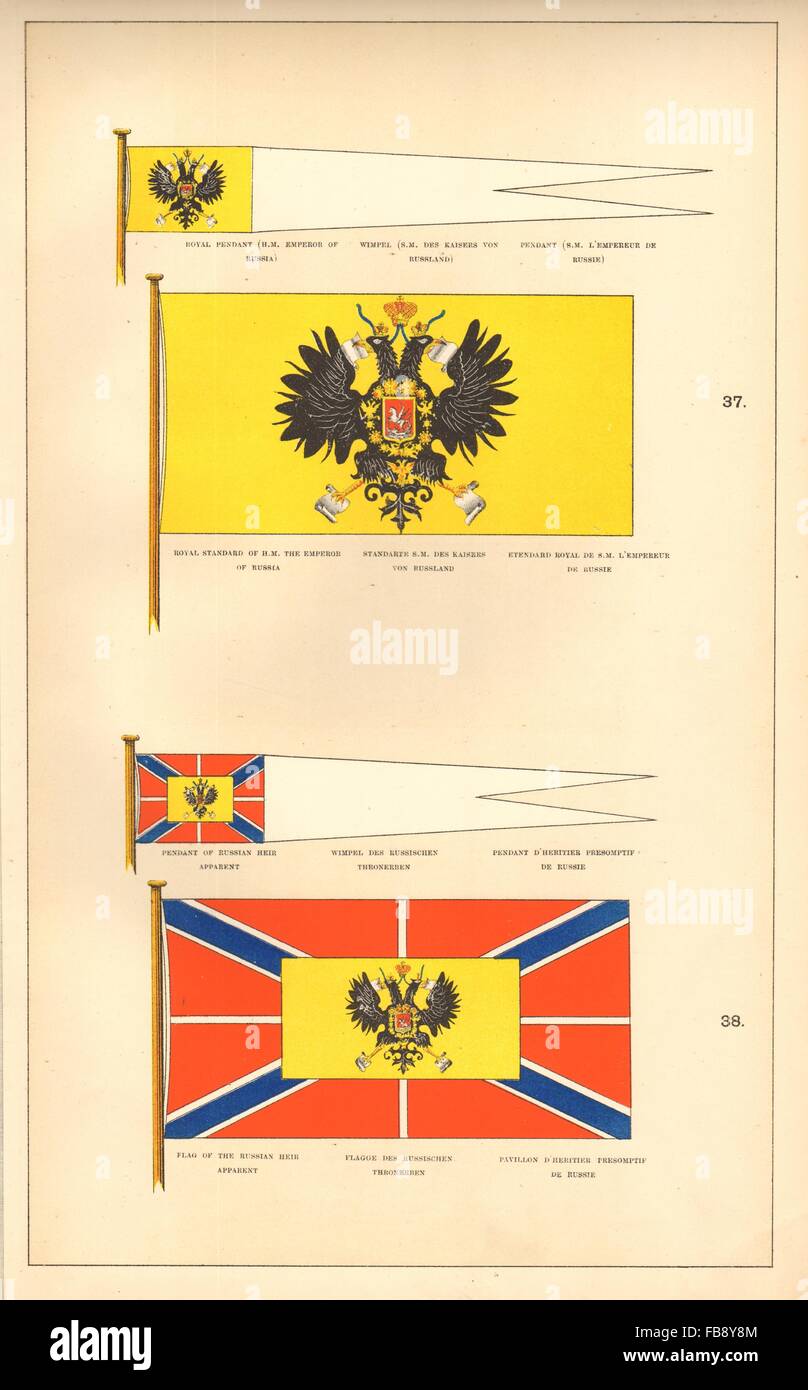 Imperial russia flag hi-res stock photography and images - Alamy