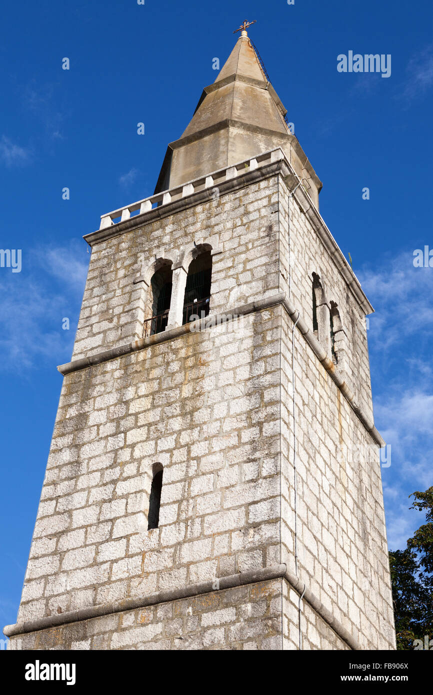 Bell tower of Saint Stephen Church Stock Photo - Alamy