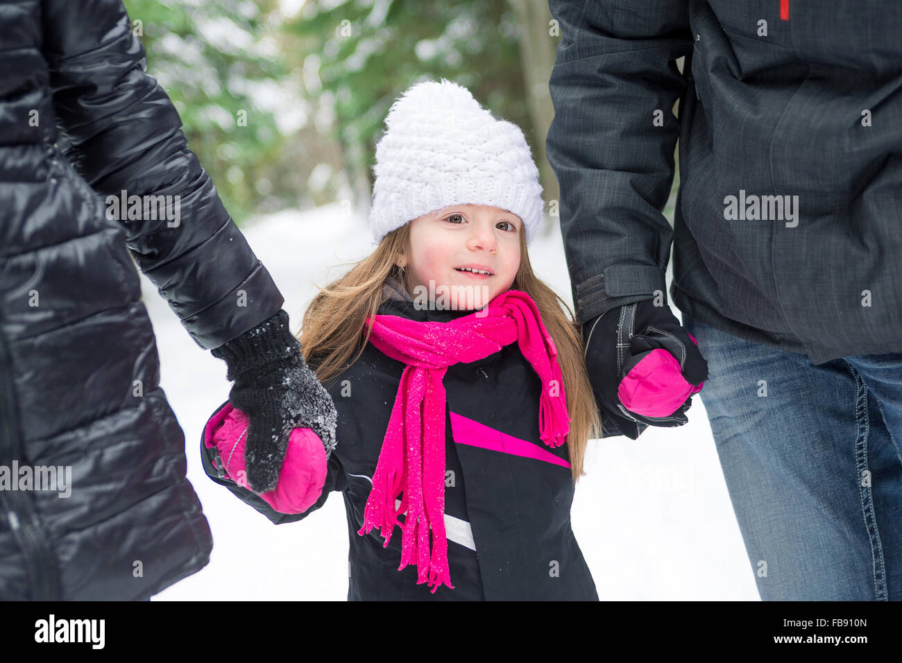 Father and daughter walking in the park Stock Photo - Alamy