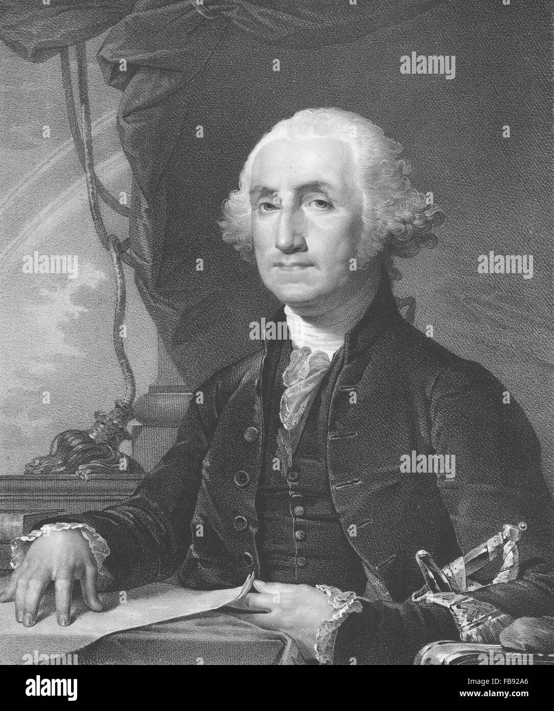 George washington Black and White Stock Photos & Images - Alamy