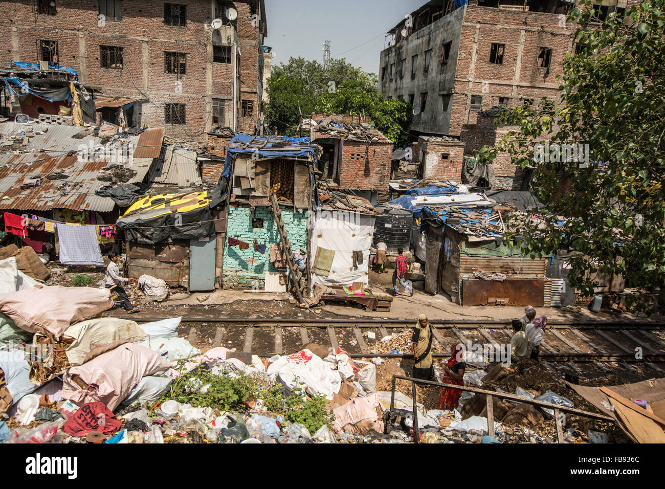 Delhi poverty hi-res stock photography and images - Alamy