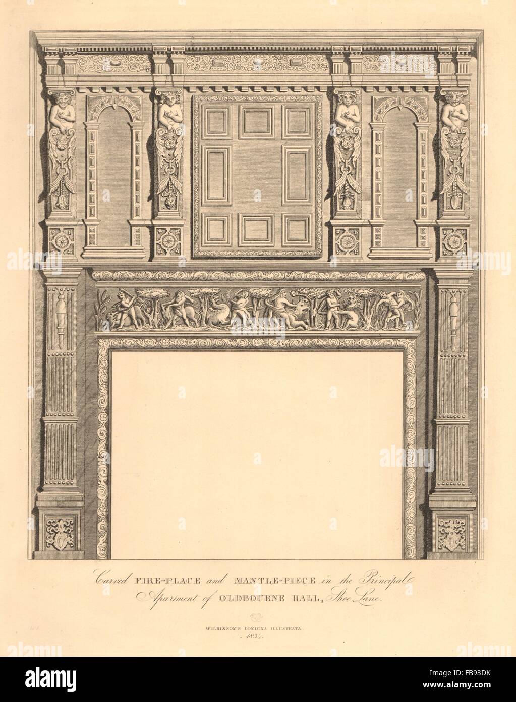 Carved fireplace mantle hi-res stock photography and images - Alamy