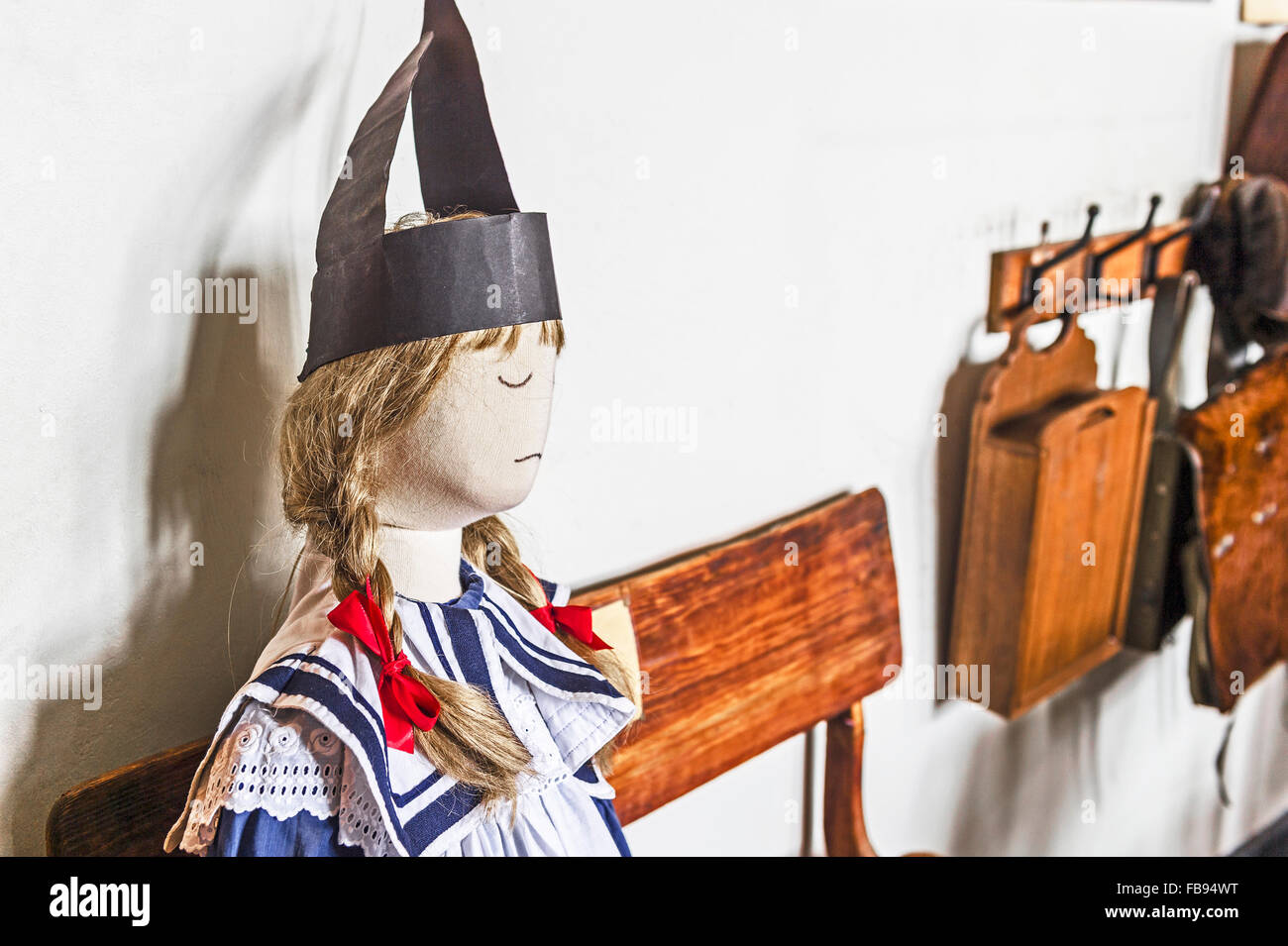 Life in school 100 Years ago Stock Photo - Alamy