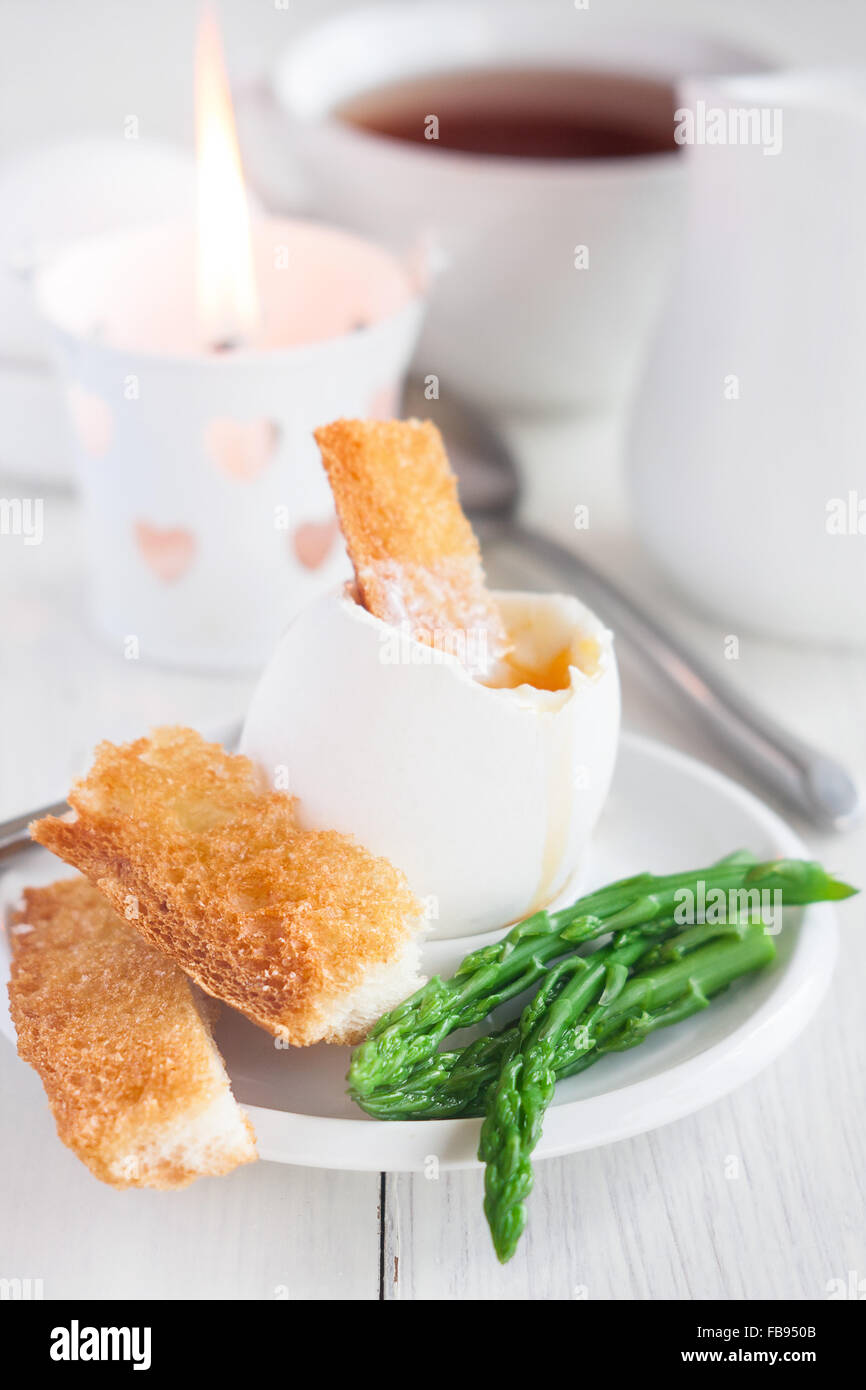 Boiled egg asparagus dip hires stock photography and images Alamy