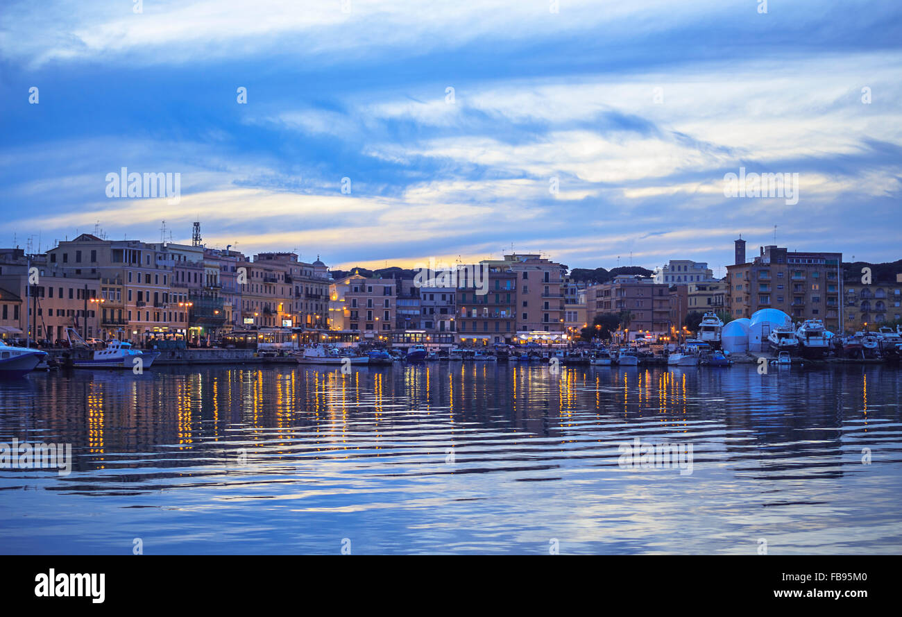 Port of Anzio Stock Photo