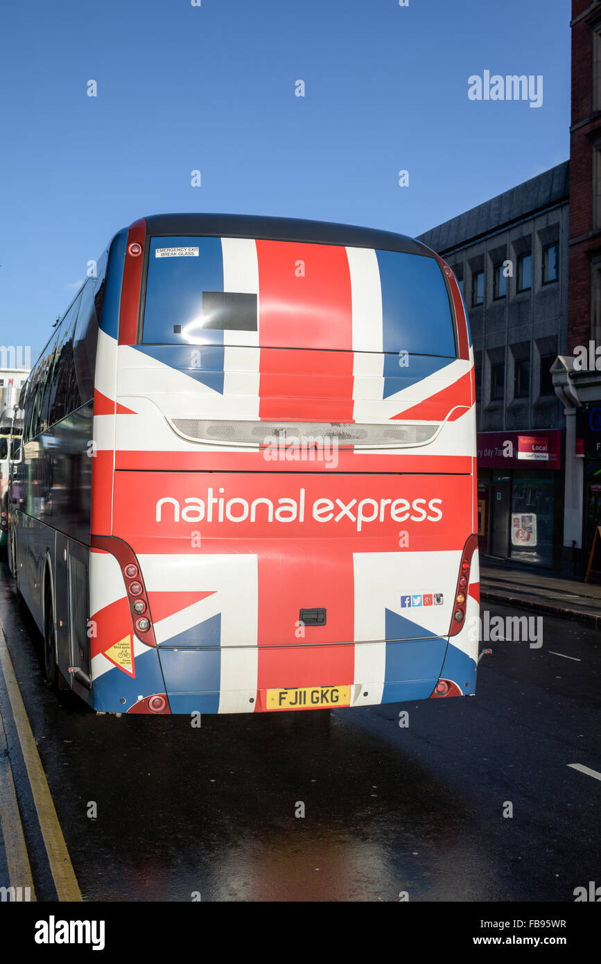 National Express Coach Stock Photo Alamy