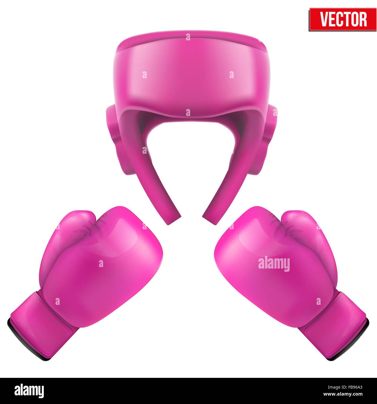 Boxing helmet and gloves. Selfdefense Stock Vector Image & Art Alamy