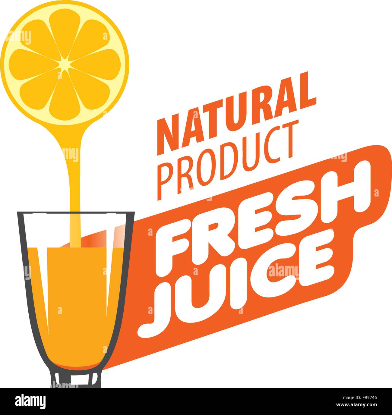 logo of fresh juice Stock Vector Image & Art - Alamy