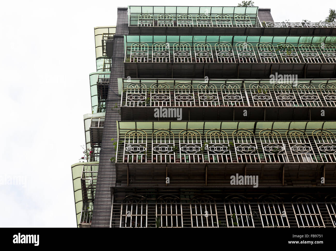 Apartment building in Taipei, Taiwan Stock Photo Alamy