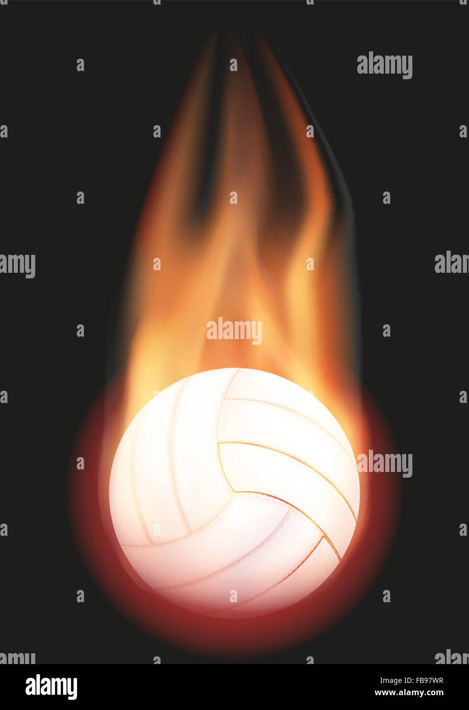 Volleyball ball fire game hires stock photography and images Alamy