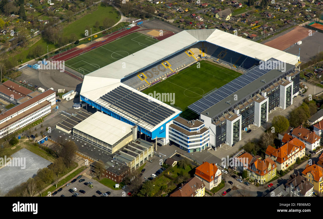Aerial View The Stadium Of Third national League Club Arminia 