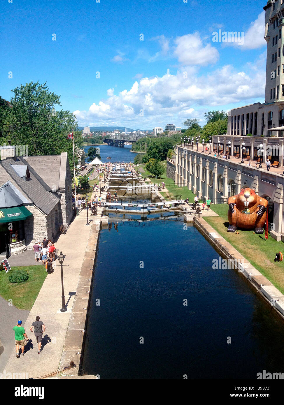 The locks in Ottawa Stock Photo - Alamy