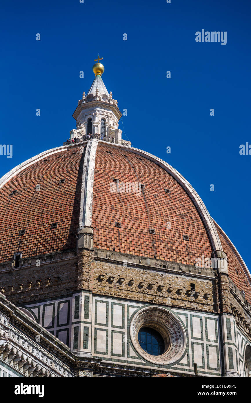 Brunelleschi's dome of Basilica di Santa Maria del Fiore in Florence ...