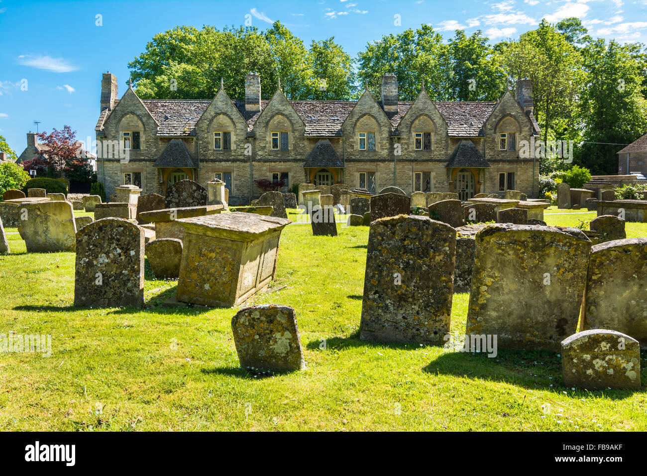 Lovely old cotswold stone house in Witney,Oxfordshire, England, UK