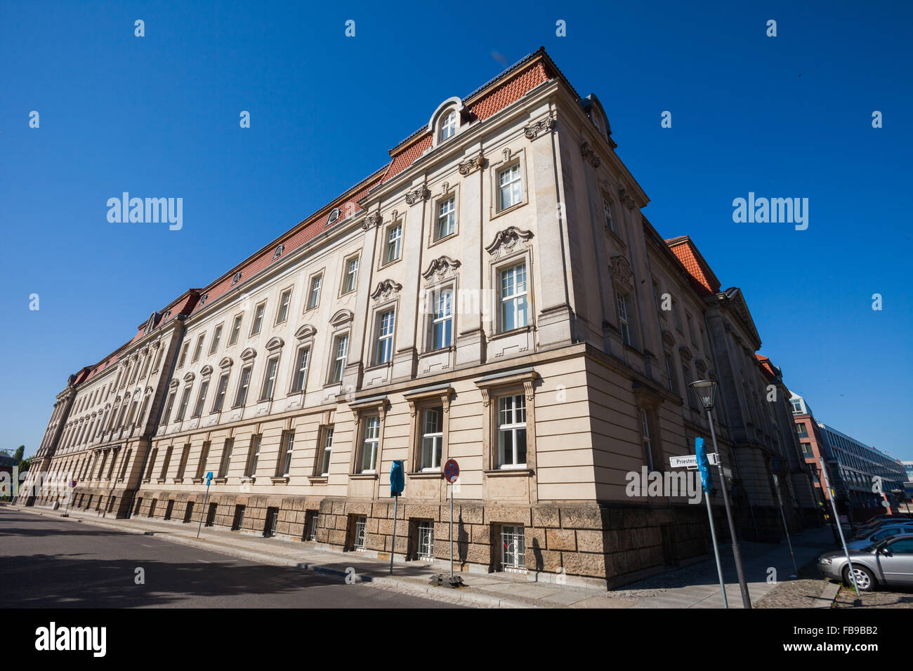 Main building of Viadrina University, Frankfurt (Oder), Brandenburg, Germany Stock Photo