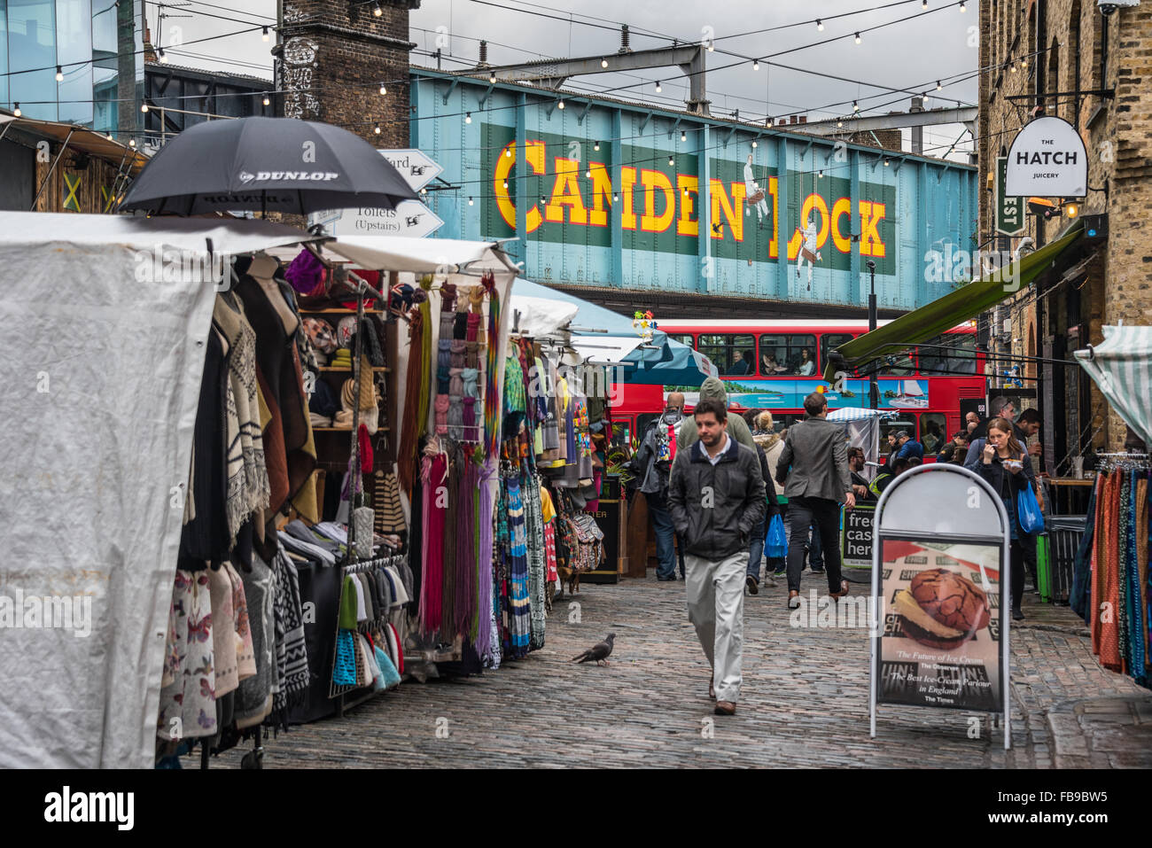 Camden Place in Camden Market Stock Photo