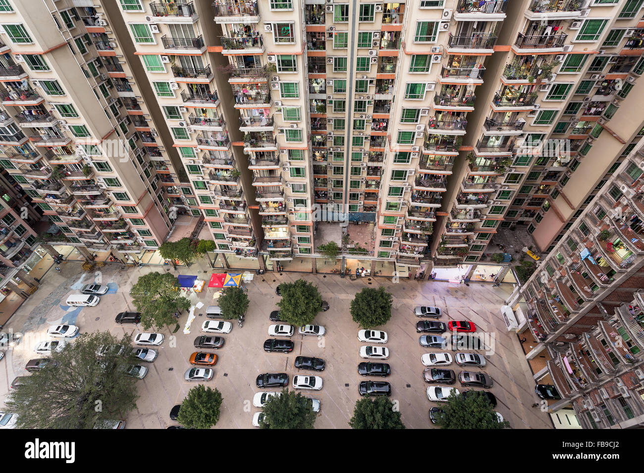 China guangdong province guangzhou housing hires stock photography and