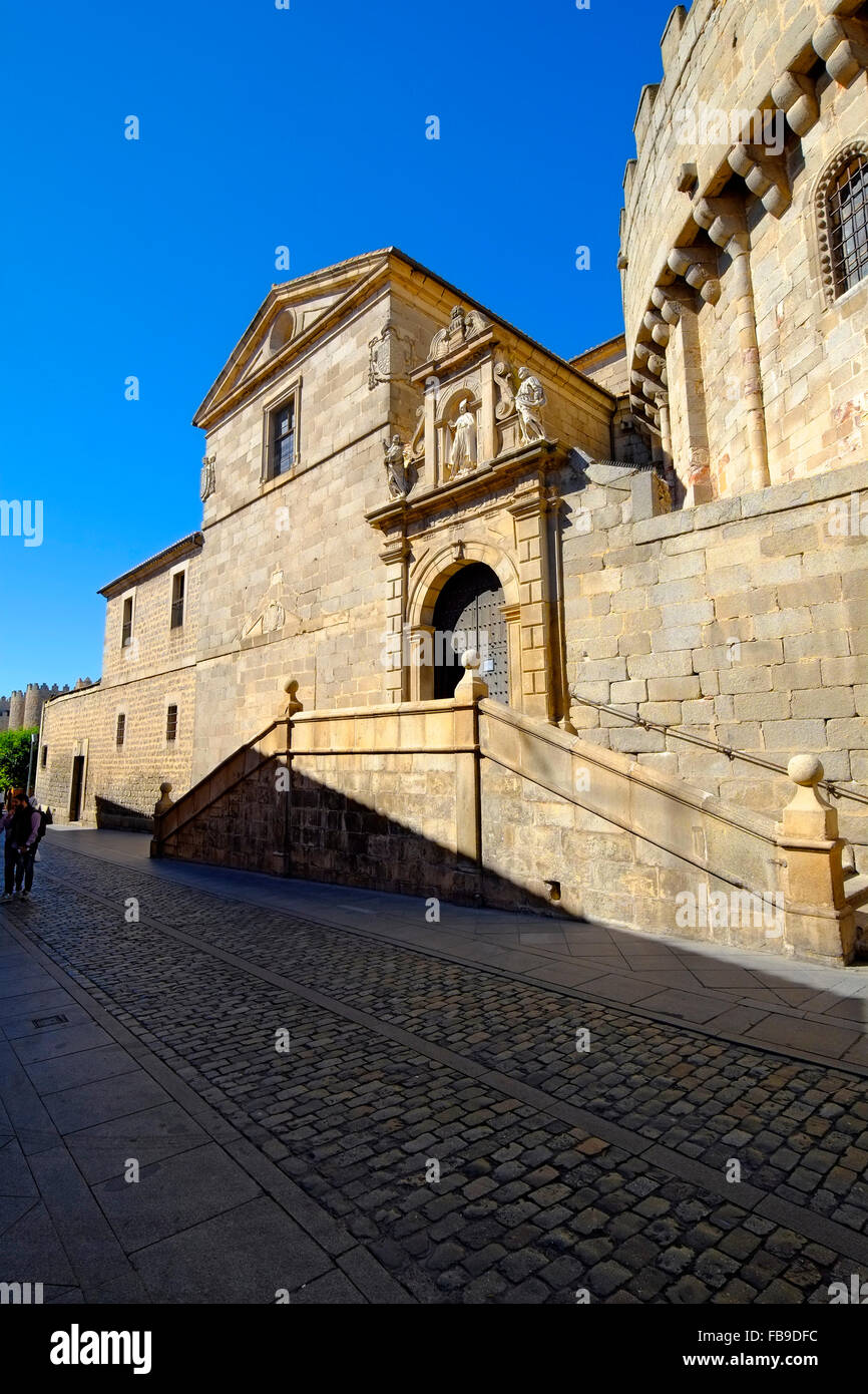 Cathedral Avila Spain CastileLéon Medieval Stock Photo Alamy