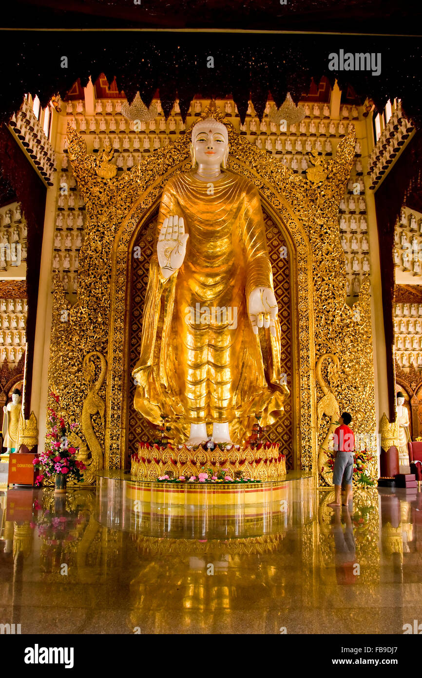Dharmikarama Burmese Temple, Georgetown, Malaysia Stock Photo