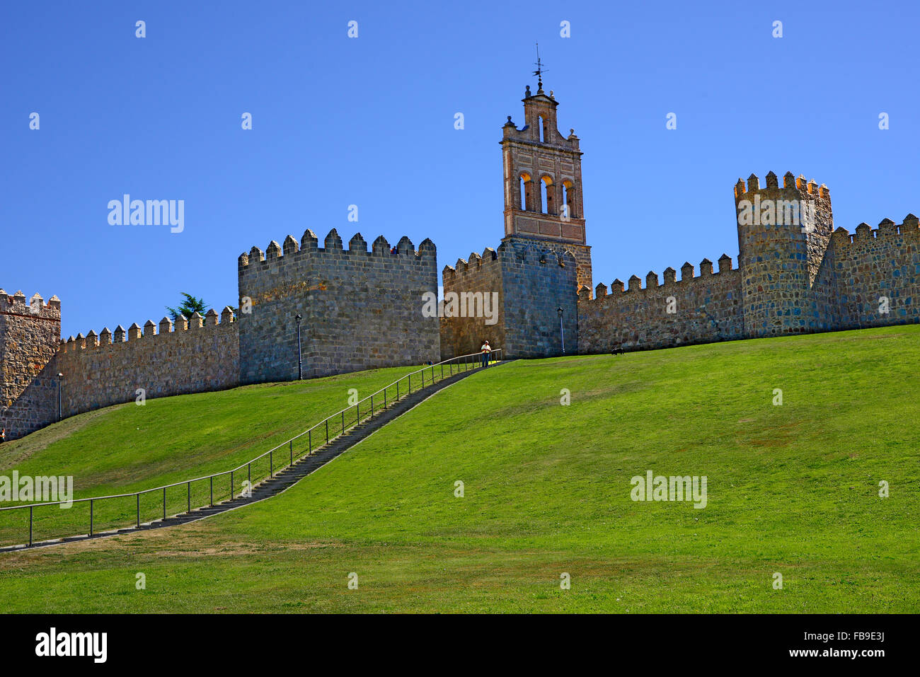Avila Spain Medieval Walls and Towers Stock Photo Alamy
