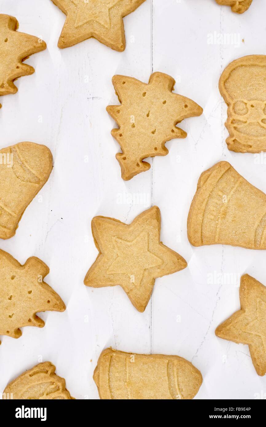 A studio photo of christmas shortbread cookies Stock Photo - Alamy