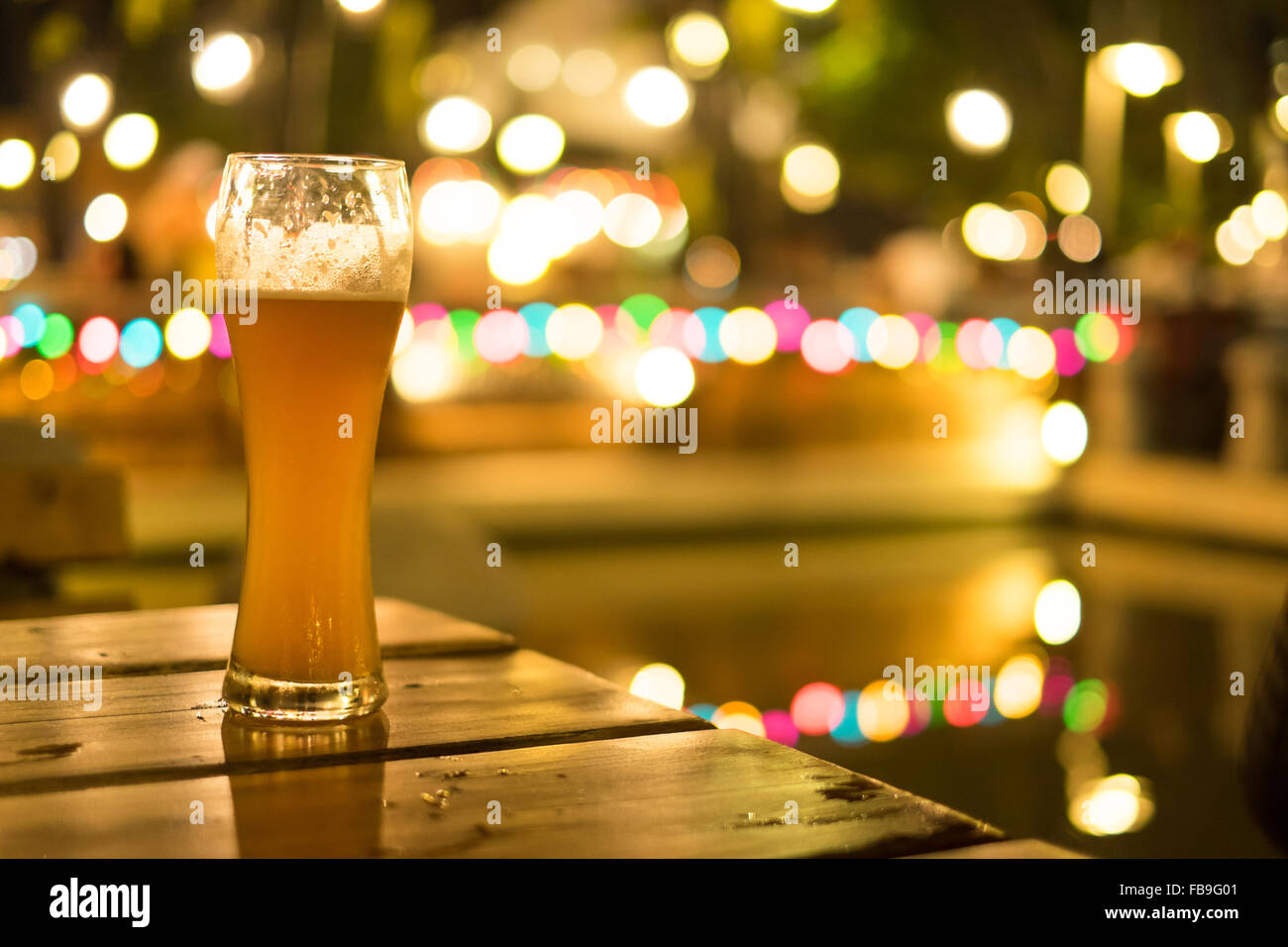 glass of cold beer Stock Photo Alamy
