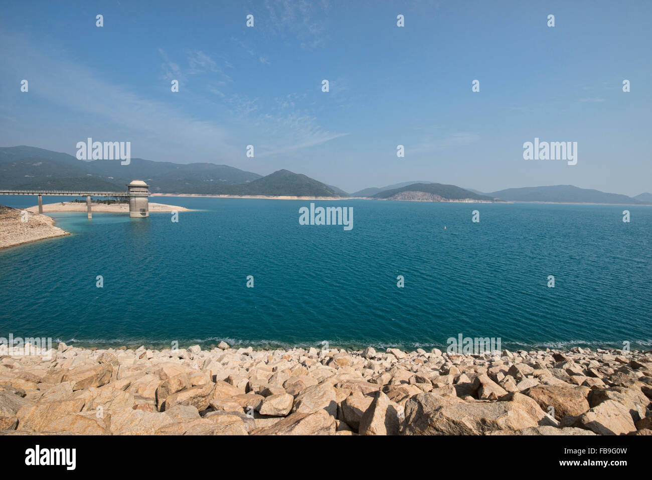 The view from the Geo Trail, High Island Reservoir, Sai Kung, Hong Kong Stock Photo