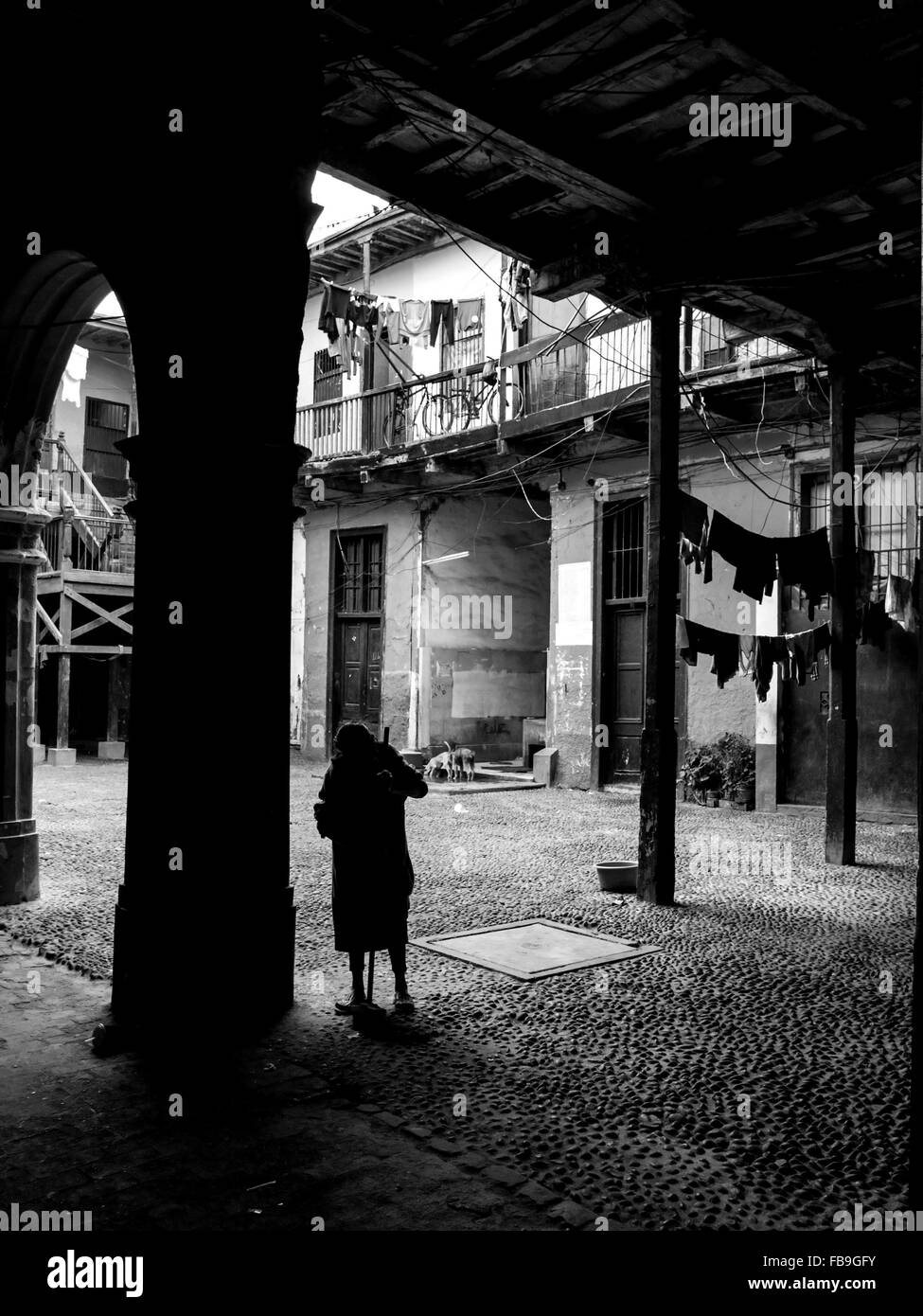 Peru woman lima Black and White Stock Photos & Images Alamy