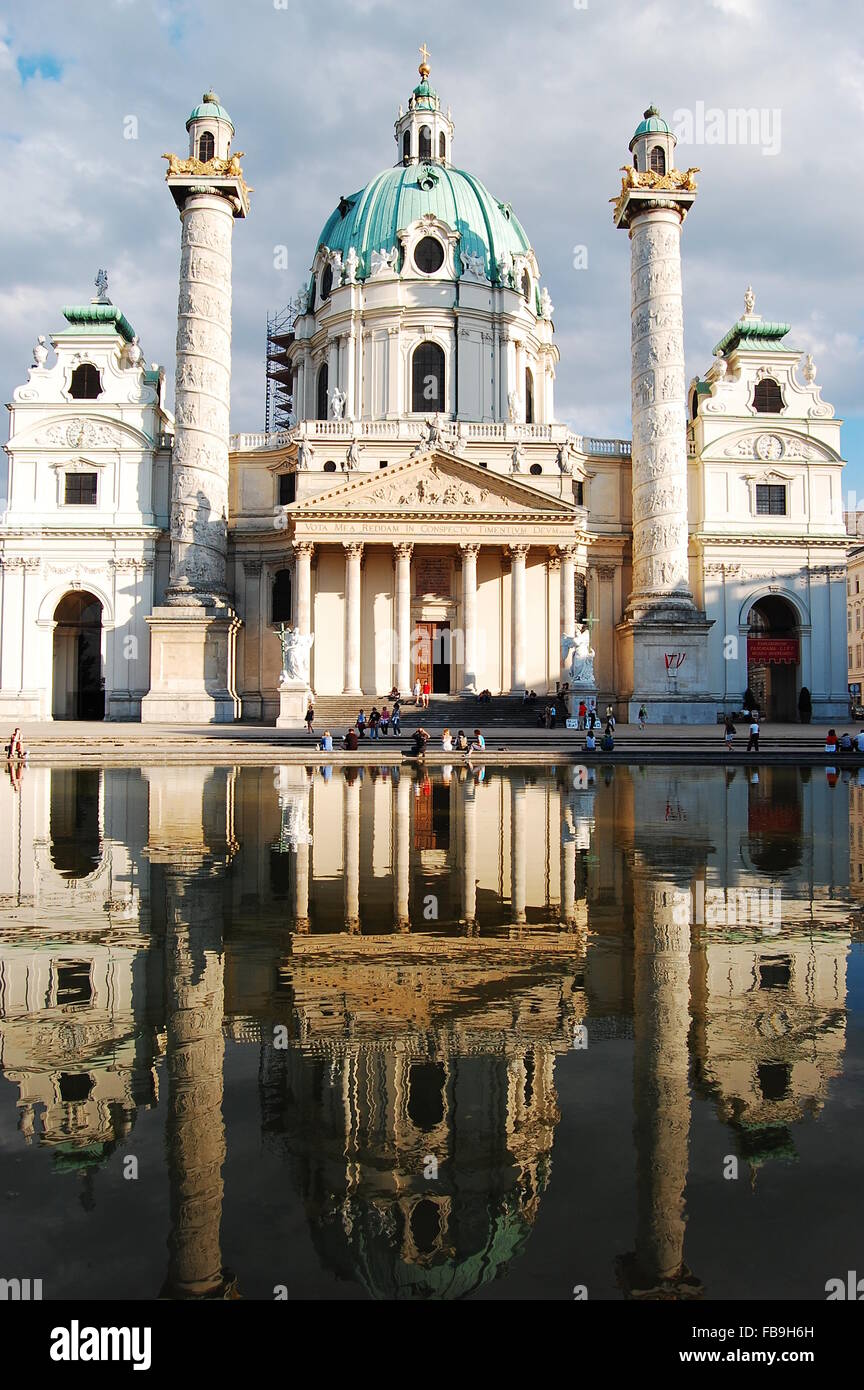 Baroque churches vienna hi-res stock photography and images - Alamy