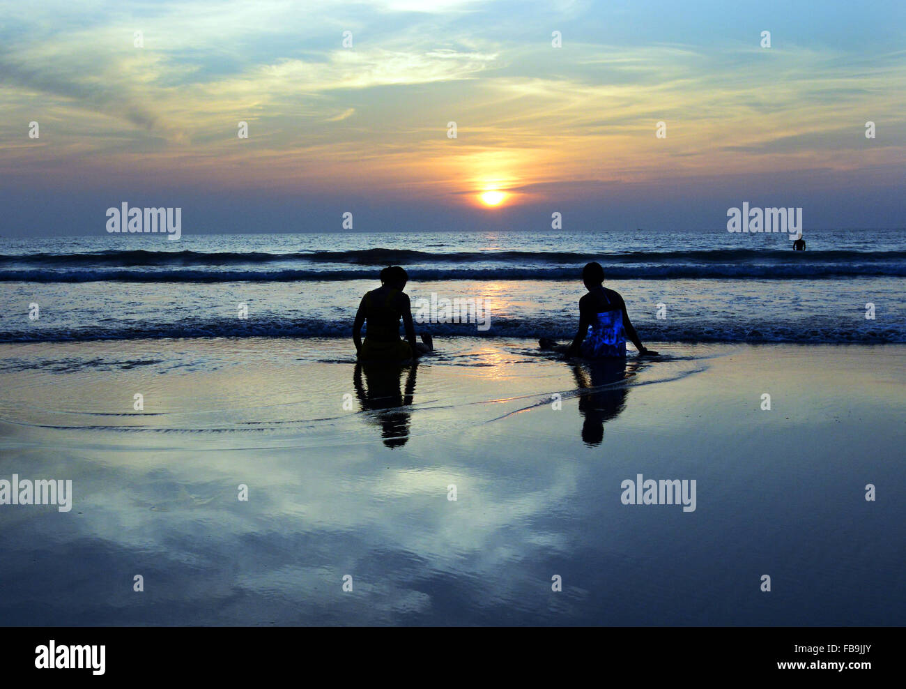 A romantic sunset Stock Photo - Alamy