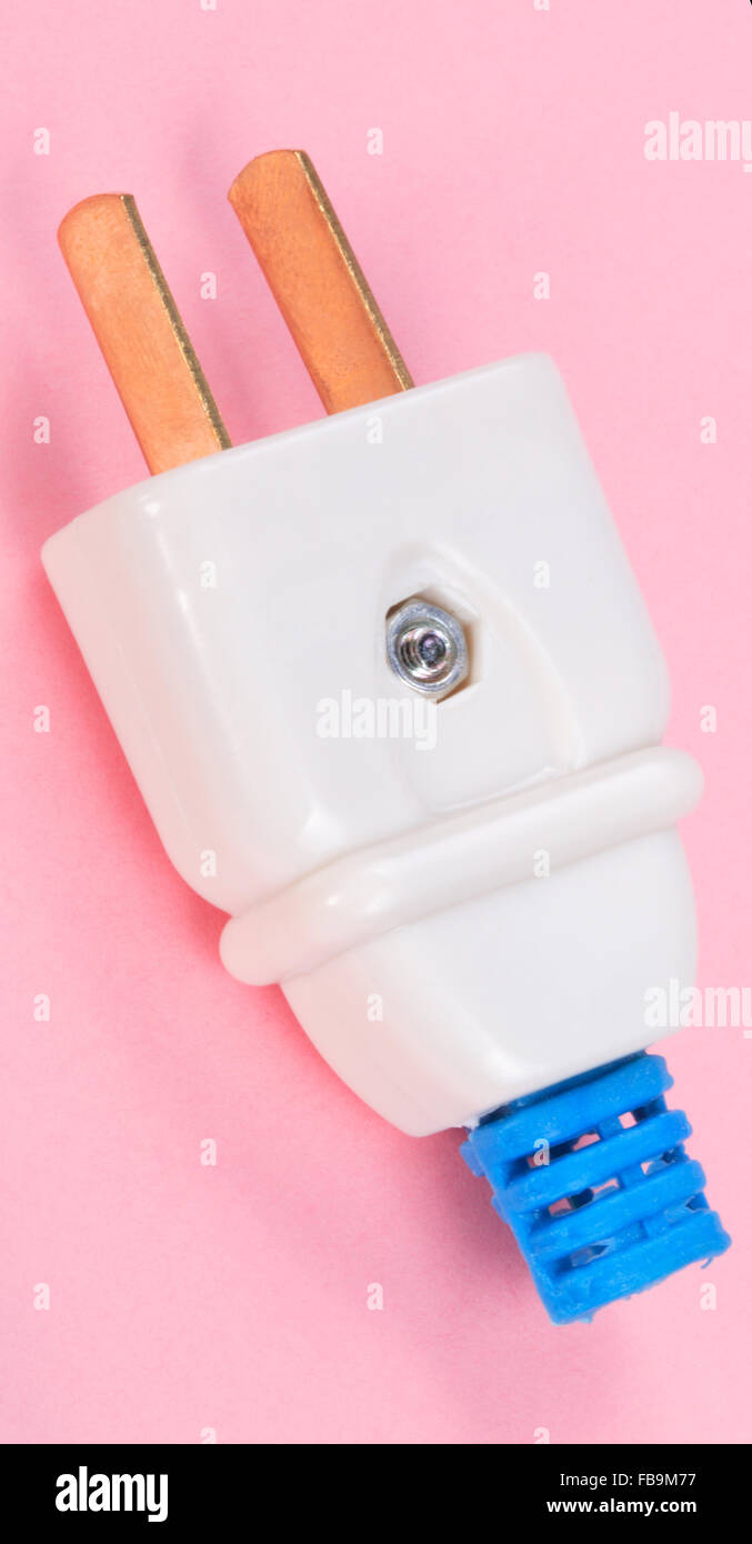 American Outlet Plug on pink background Stock Photo - Alamy