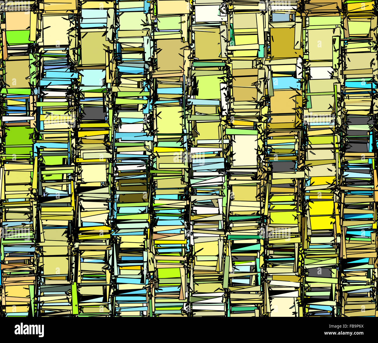 abstract fragmented backdrop pattern in green yellow gray Stock Photo ...