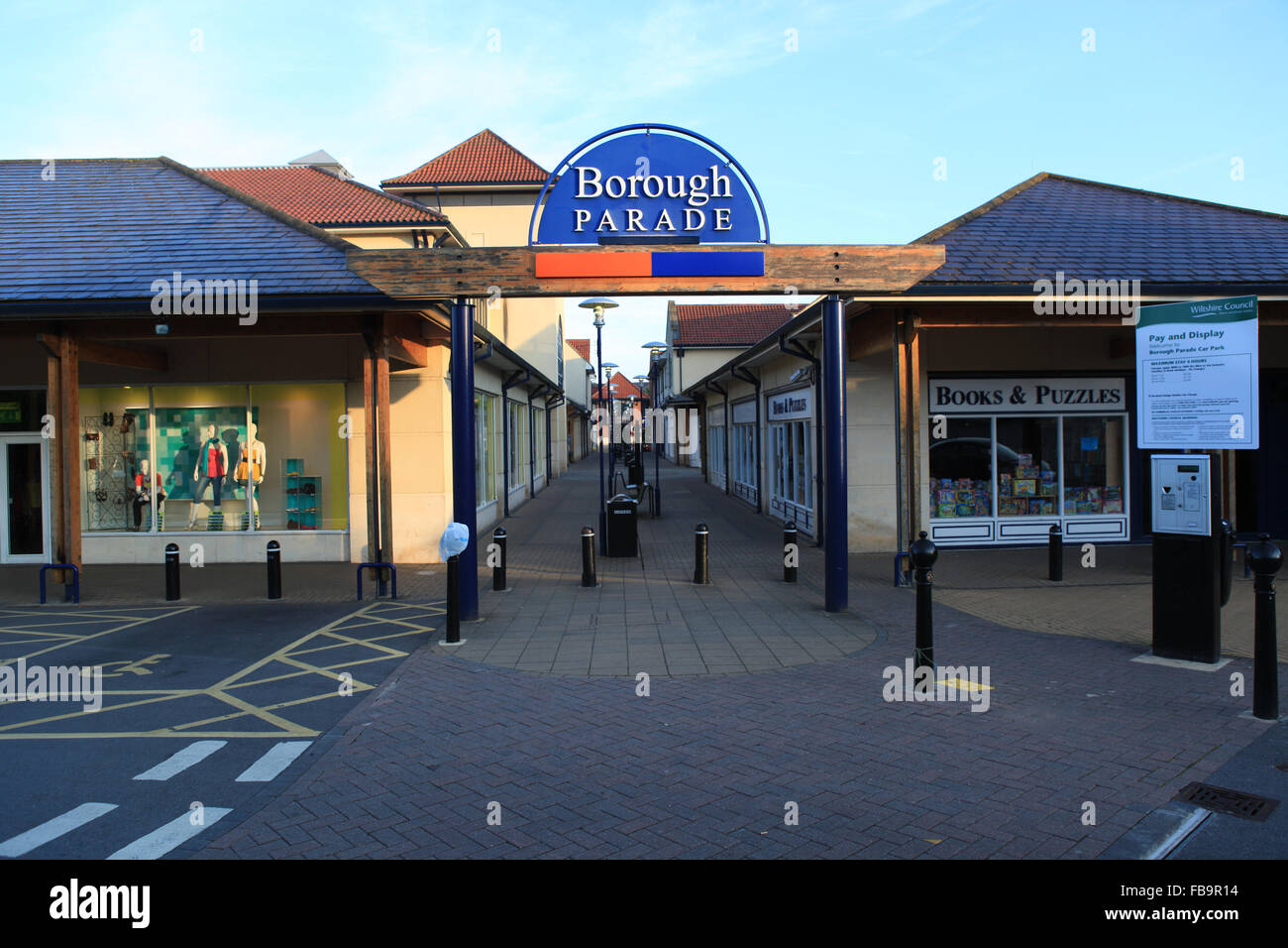 Borough Parade shopping complex in Chippenham Stock Photo Alamy