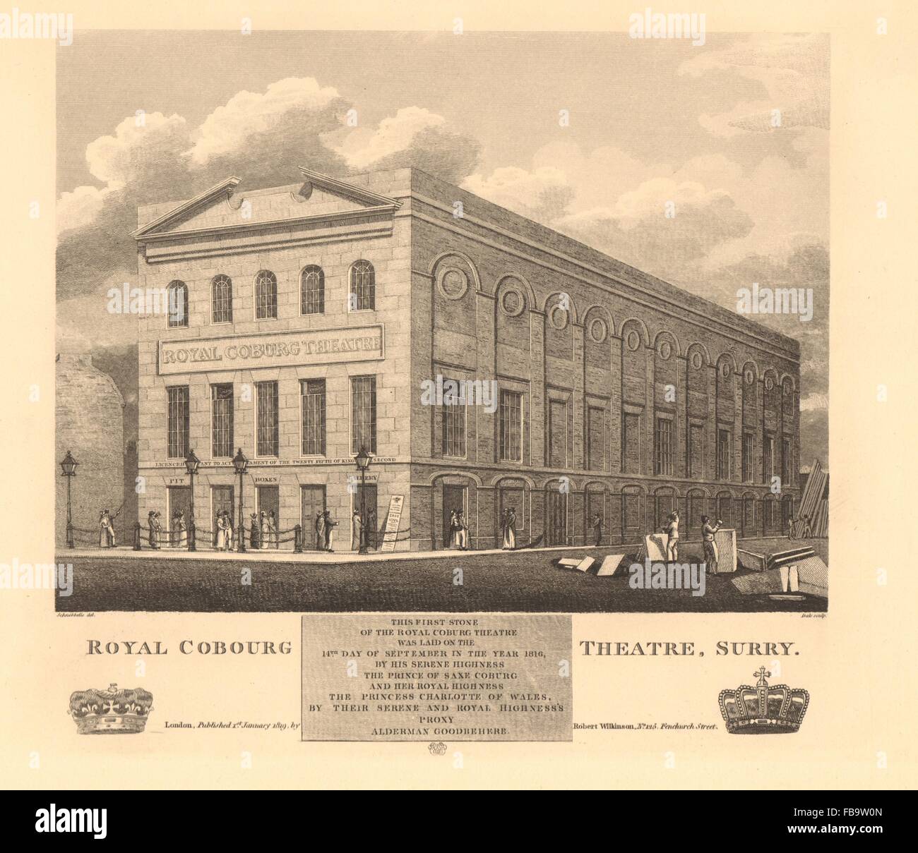 Old vic theatre exterior hi-res stock photography and images - Alamy